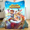 Subway Surfers Theme Printed Blanket - Perfect for Couch, Bed, Travel & Outdoor Use | Machine Washable, Cozy & Durable.