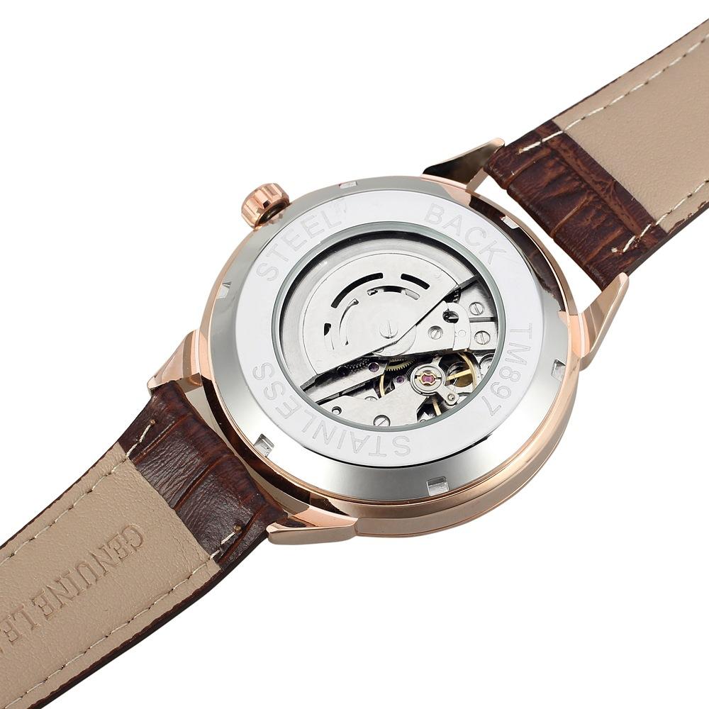 Forsining Men Fashion Casual Simple Mechanical Watch