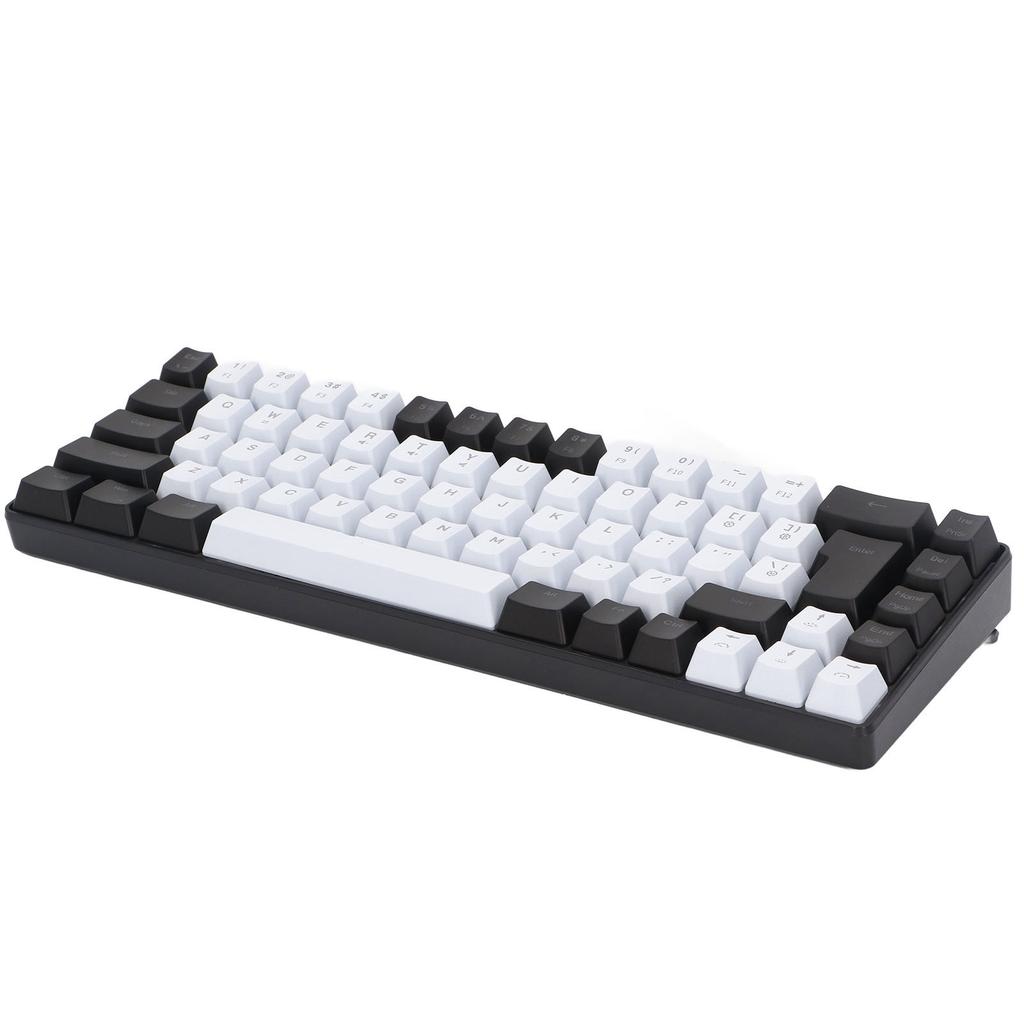 Мембранная игровая клавиатура 68 клавиш с RGB-подсветкой, эргономичная, USB-интерфейс, компьютерная клавиатура для системы Windows, для офиса, дома