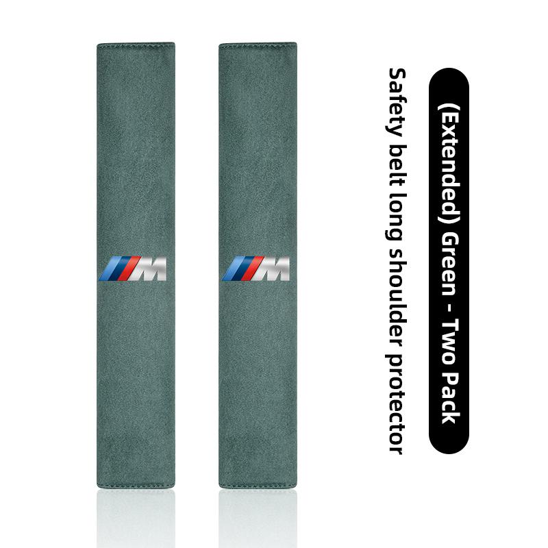 2Pcs Car Seat Belt Shoulder Protection Cover Decoration Valve Cap For BMW X1 X2 X3 X5 X4 X6 X7 iX3 F20 F10 F07 E70 E46 E90 E92 E gzjm96