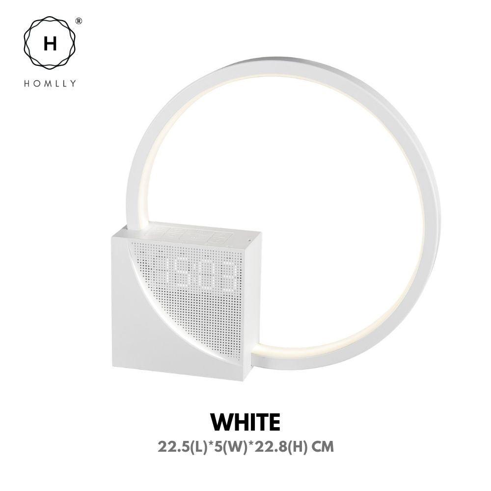 HOMLLY Цифровой будильник с музыкой для релаксации, теплым ночником и USB-зарядкой