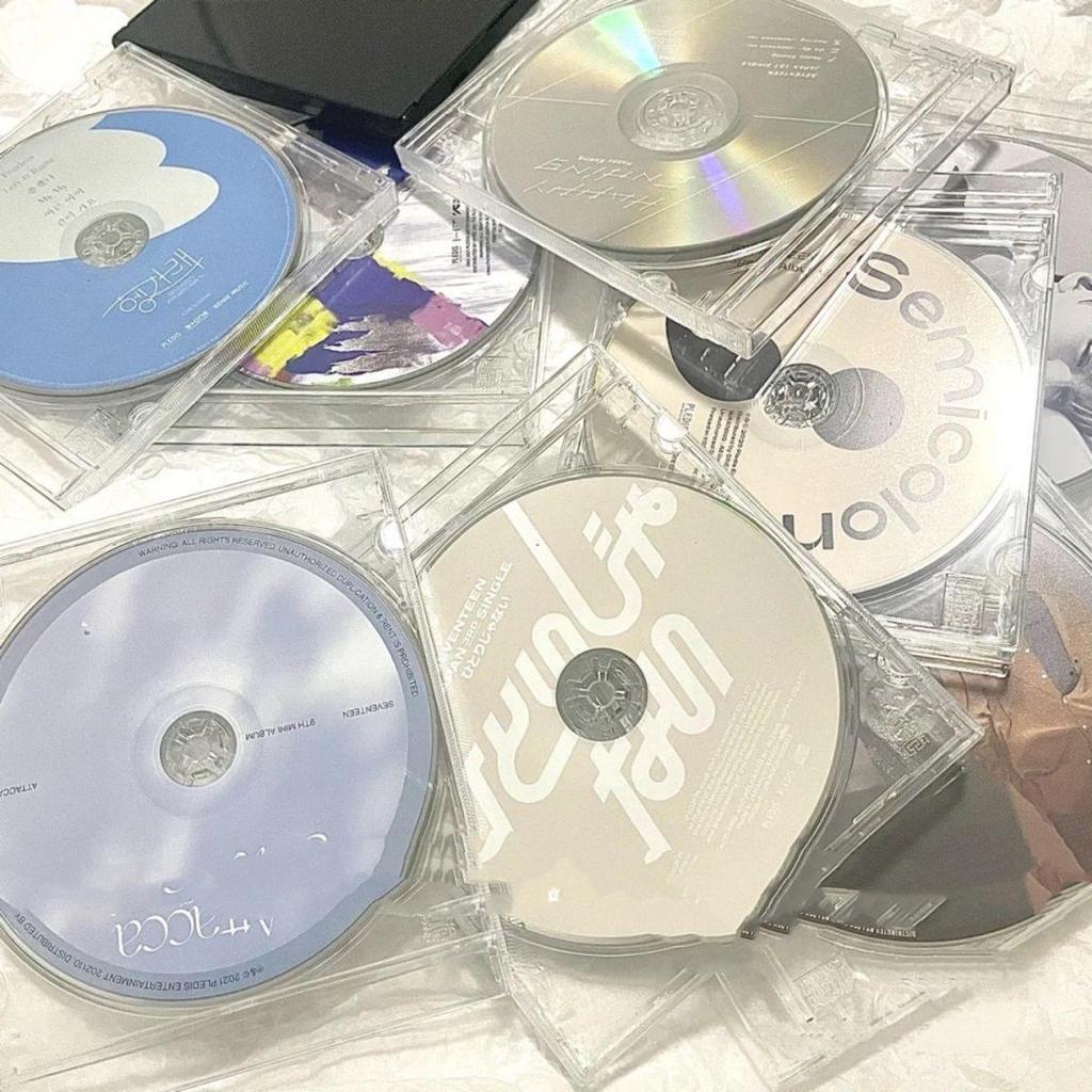 Clear CD Storage Box: Multifunctional Disc Flip Cover and Album Protector.
