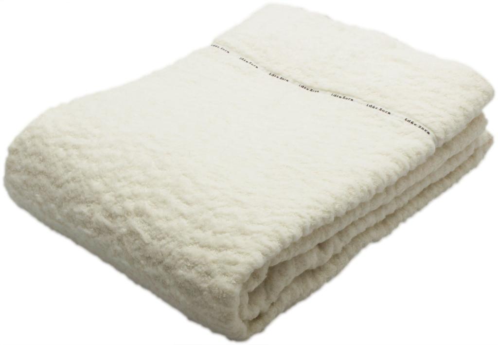 Полотенце Imabari Полотенце Одеяло Idesola Natural Time Fluffy Ivory Single 140 x IZ0268 Полотенце Maruei (приблизительно. 190см)
