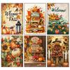 Pumpkin 5D Diamond Painting Set Autumn Scenery Diamond Embroidery Full Diamond Mosaic Art Picture DIY Halloween Decoration Gift