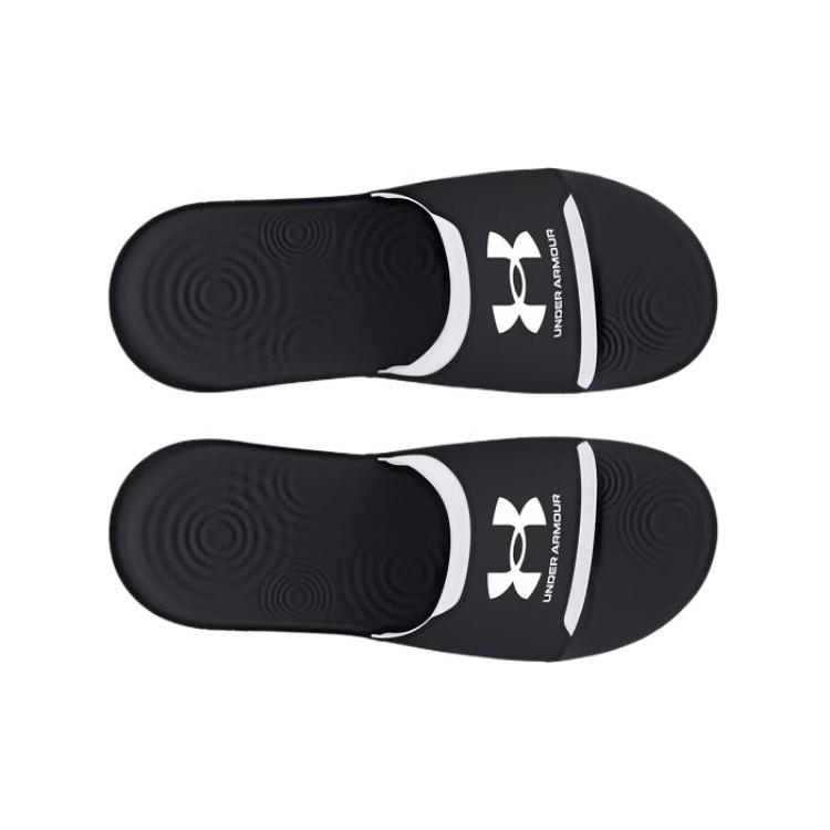 Under Armour Шлепанцы Ignite Slide Мужские Черно-белые 3027219-001