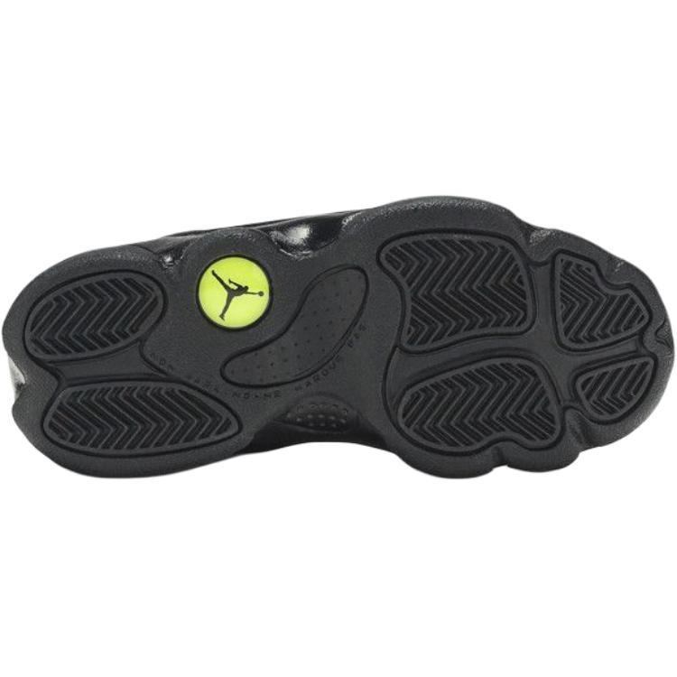 Jordan Air Jordan 13 Children's Basketball Shoes Black Children Aged 3 7 Years Old Kids' 916907-011