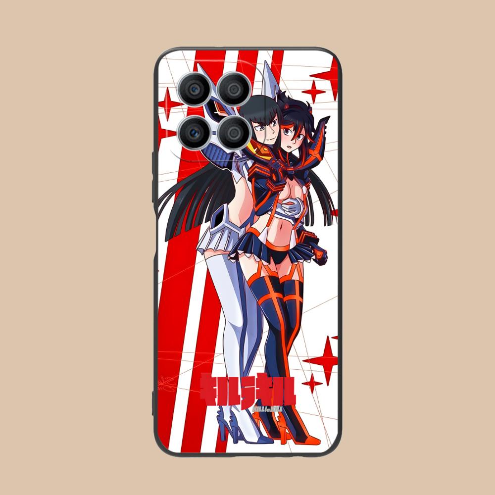 Чехол для телефона La Kill Ryuko Matoi для Honor 90 80 70 60 50 30 20 10 9 8 7 Pro S SE Lite 5G Черный Чехол для смартфона