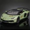 1:24 Lambo SVJ63 имитационная модель автомобиля из литого металла со светом и звуком, функция инерционного движения, суперспортивный автомобиль, игрушка для мальчика, подарок на день рождения
