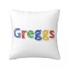 Популярная квадратная наволочка с логотипом Greggs, чехол для подушки, наволочка, чехол для декоративной подушки для дома, дивана, гостиной