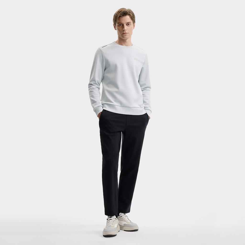 Fila Белый Модный Простой Классический Универсальный Удобный Флисовая Подкладка Вязаные Повседневные Брюки Мужские низ Черный F11M543604FBK