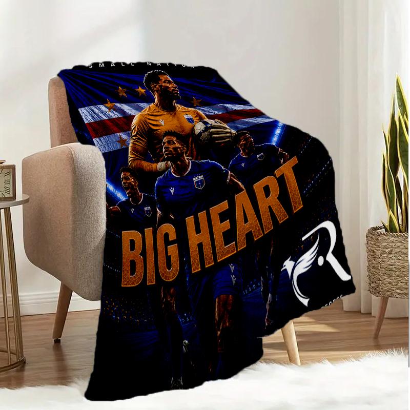 Vozin-ha Football Stars Blanket Lightweight Ideal Bedding Blanket Perfect for Travel, Camping, Living Rooms, Offices, Sofas, Fan Christmas gift