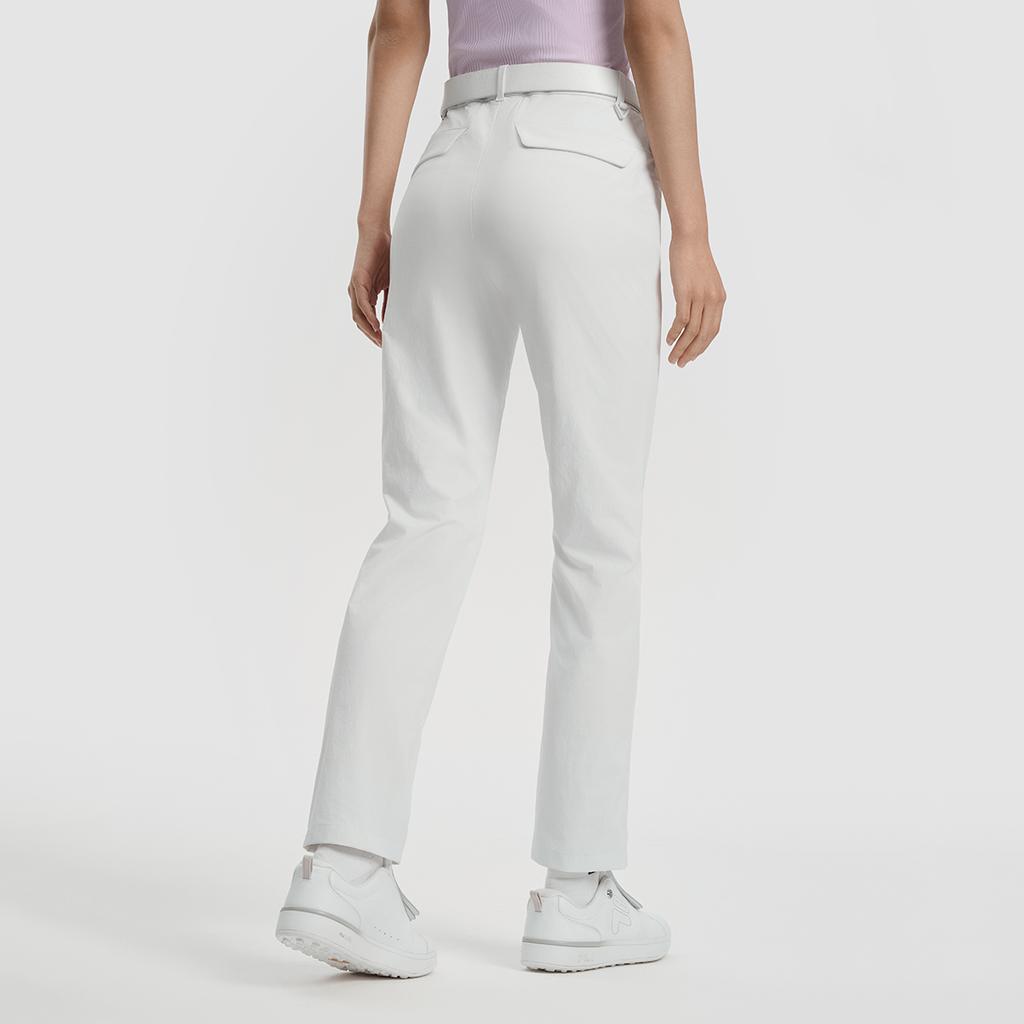 Fila Серия Гольф Простые Повседневные Универсальные Дышащие Удобные Прямого Кроя Трикотажные Спортивные Брюки Женские брюки A11W535813F-IV
