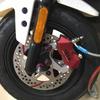 Motorcycle Brake Calipers Disc Brake Pumps Small Radiation Four Piston CNC Anodized 3D Furried for Modification