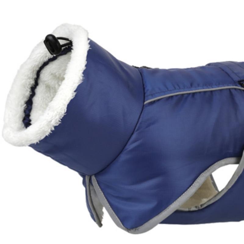 Одежда для домашних животных, новая осенне-зимняя водонепроницаемая теплая куртка с высоким воротником для собак, модная куртка для маленьких и средних собак