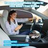 ZATOOTO Car Window Shades For Tesla Model Y Front Window, Car Shades For Driver Semi-Transparent Cling Side Window Sun Blocker For Optimal Sun