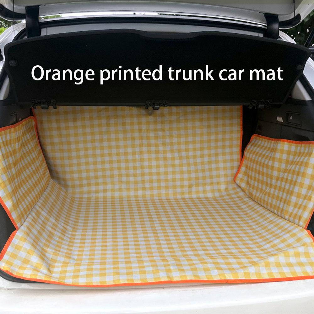 Waterproof Car Trunk Pet Cargo Liner Cover Oxford Anti Slip Dog Trunk Mat Protector Foldable Travel Pet Transport