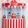 Wedding Decor Birthday Flags Striped Pennant Ban 1 Set Of Flags 10/30M Red