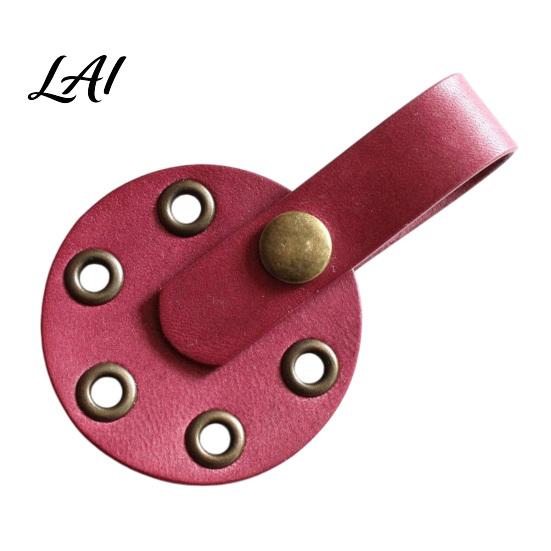 Knitting Accessories Faux Leather Yarn Divider 5 Holes Organizer Portable Guide Round Wool Splitter Separator Crocheting Tool