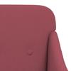 Armchair Burgundy 63x76x80 cm Fabric