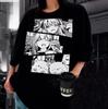 Printed Fashion Ladies Short Sleeve T-Shirt Summer