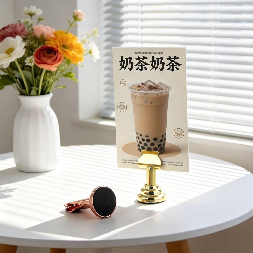 Mini Table Card Clip Stand Metal Name Note Photo Display Stand Price Tag Clip Restaurant