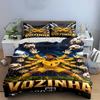 Soccer Goalkeeper Print Bedding Set Bedding set (1 duvet cover, 2 pillowcases, duvet not included)