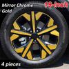 Lridescent Car Wheel Hub Stickers Self Adhesive Holographic Decals for Alloy Rims Waterproof For Kia Sportage NQ5 2022 2023 2024