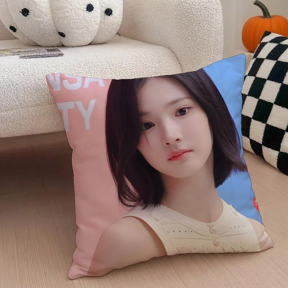 actor classic CChoi Ji Woo Cushion Cover Throw Pillow Cover Hidden Button Durable Polyester Chair Cushion
