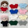 Elastic Hoodies T-shirt Fashion Style Mini Clothes New 10cm Doll Clothes Cotton Stuffed Dolls