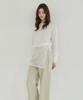 LOSSYROW Mellow Wrap Knit Set White