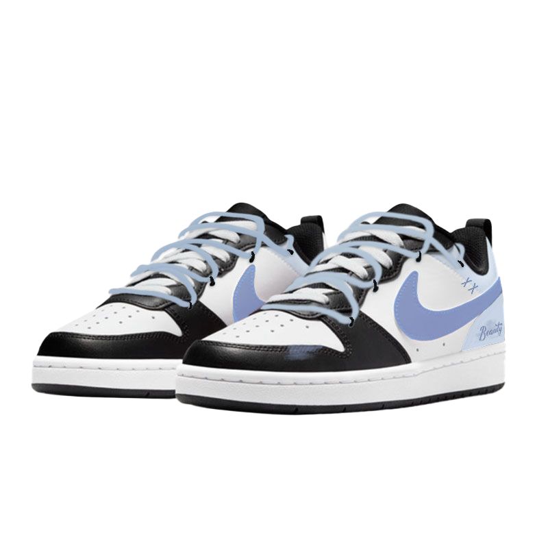 Nike Court Borough Ice Blue Dreamy Low top Skateboard Shoes Women's Sky Blue BQ5448-115(Team1267-)