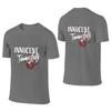 Innocent Townsfolk  Handprint Straight Leg Reversible Tshirt Foreststyle Fresh Clean Surface Cotton Tee