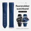 Фторкаучуковый Резиновый Ремешок для Часов 19мм 20мм 21мм 22мм Для Longines HydroConquest L3 GMT Pioneer Zulu Time Ремешки Браслеты