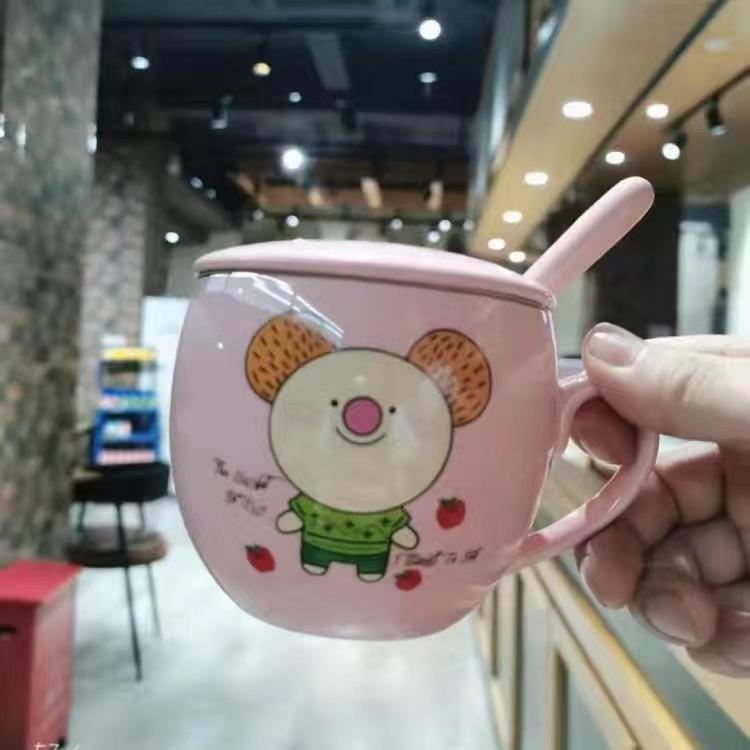 European Style Rose Coffee Cup Mug Ceramic Water Cup Coffee Cup Milk Cup Breakfast Cup