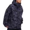 Uniqlo Мужская куртка-толстовка с капюшоном, устойчивая к холоду, ветрозащитная, с длинным рукавом, Soft Shell, с полным принтом, фиолетовая 456881-76
