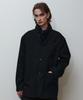 Beyond Closet [Collection Line] Italian Fabric Soft Structure Jacket Black