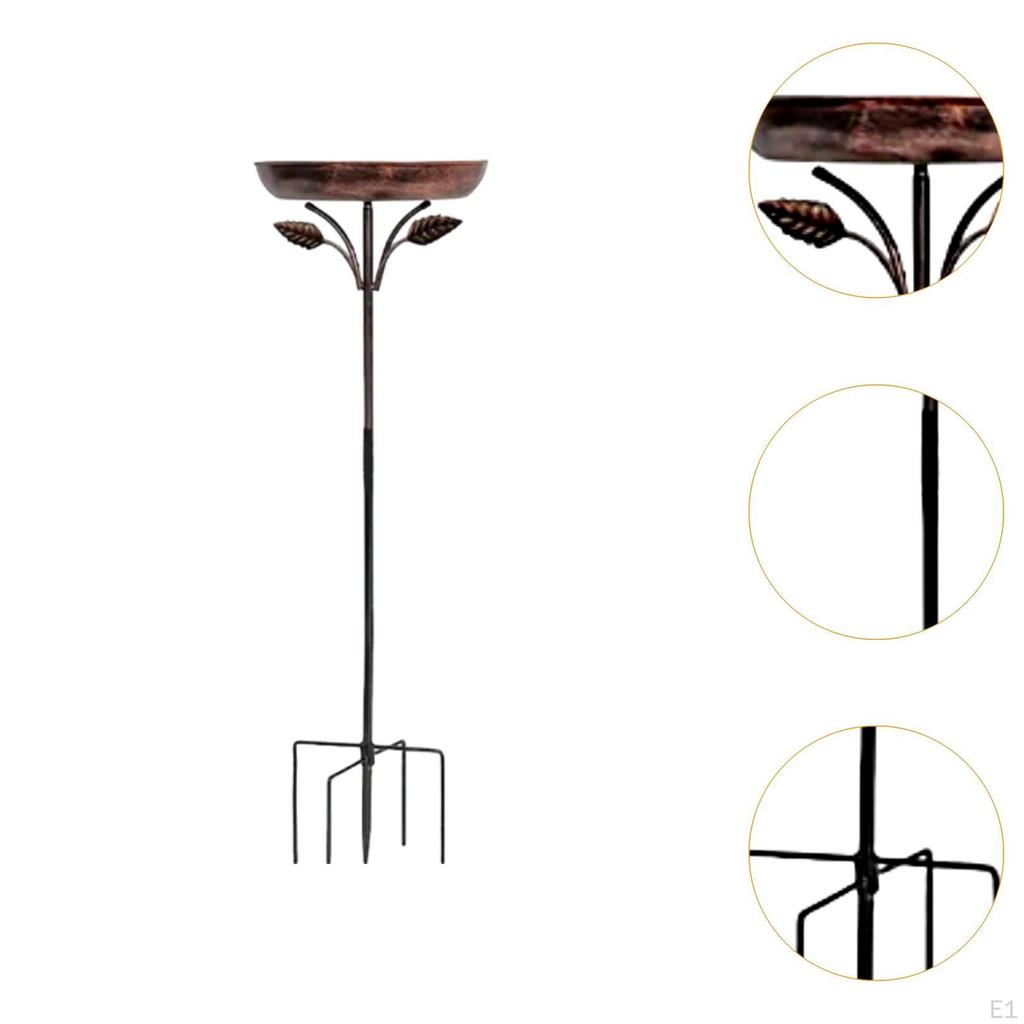 Металлическая кормушка для птиц, многофункциональная подставка, легко собирается, садовые принадлежности, отдельно стоящая