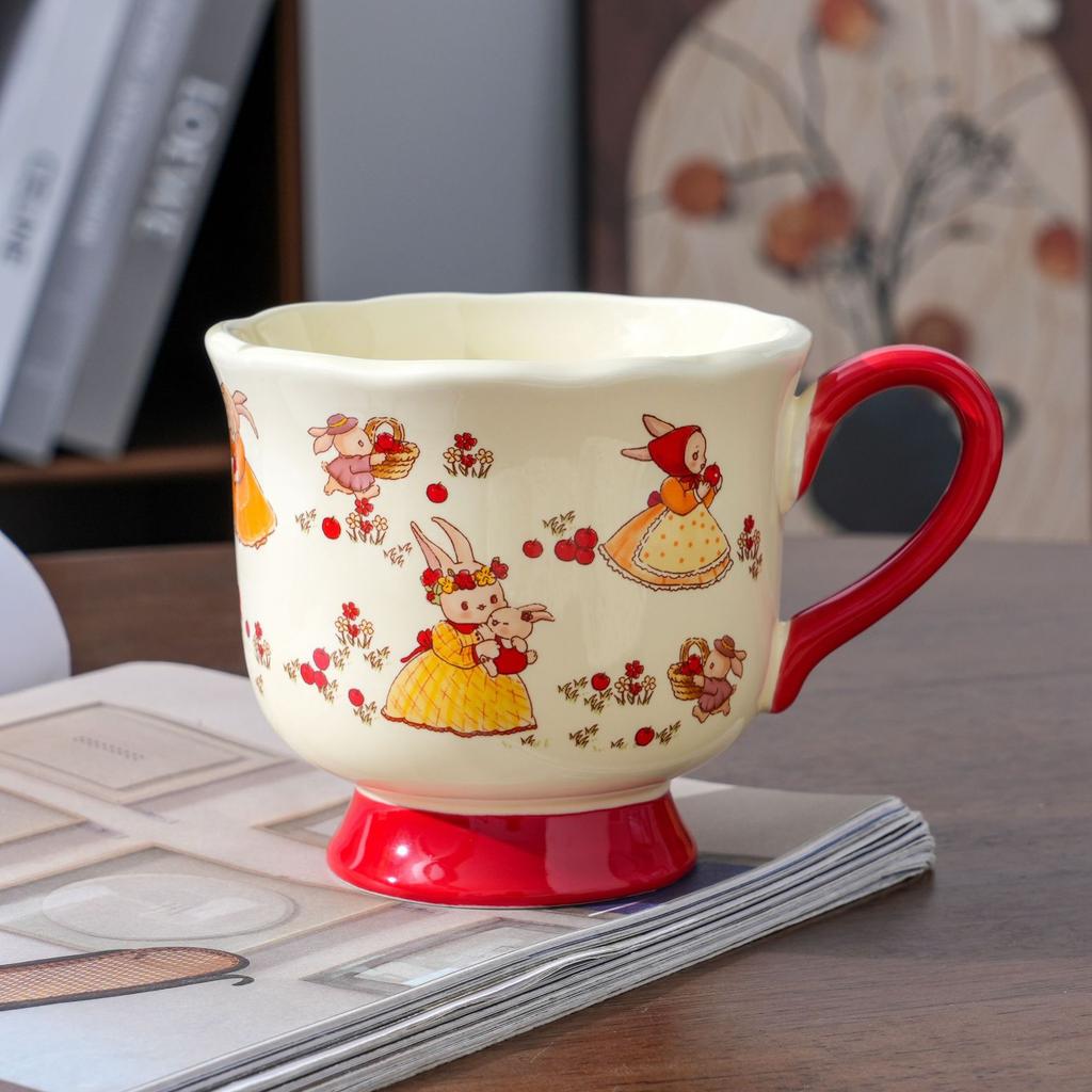 Good Value Cute Cartoon Ceramic Mug Animal Mug Student Children Drinking Cup Boys and Girls Cup Coffee Cup