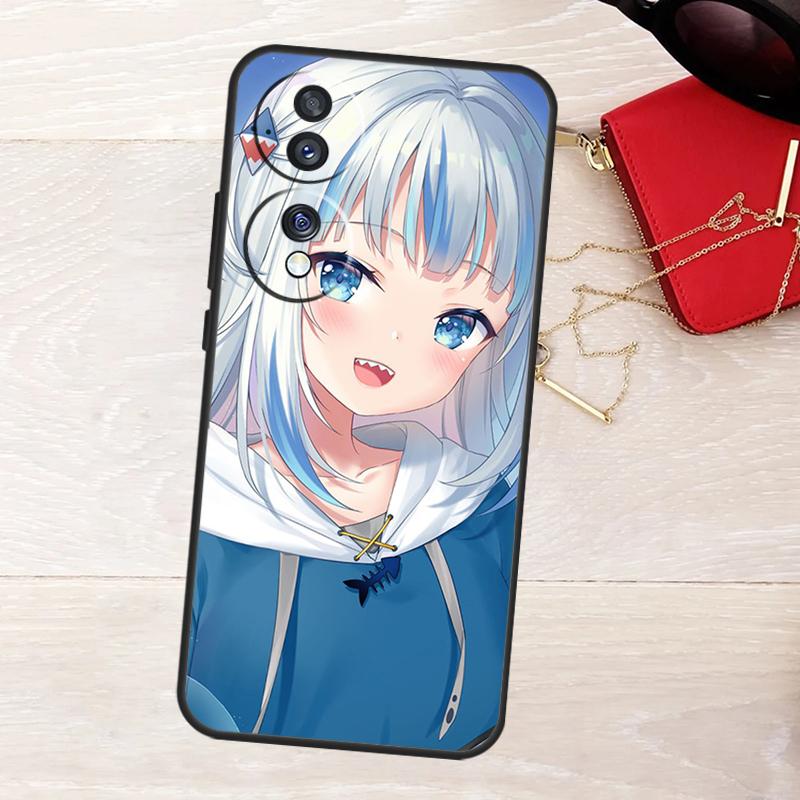 Anime Hololive Gawr Gura Case For Honor Magic 8 5 6 7 Lite 50 70 90 200 400 Pro X8b X8c X9a X9b X9c X9d Win RT Cover