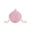 Dinner Personality Trend New 2025 European and American Fashion Diamond-encrusted Shoulder Bag Women's Messenger Chain Round Ball Small Round Bag