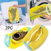 2PCS Washing Shoes Bag Cotton Laundry Fluffy Fibers Easily Remove Dirt Washing Bags Anti-Deformation Shoes Clothes Organizer