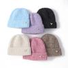 Fashionable and Versatile Fleece-lined Thickened Winter Warm Granny Hat, Windproof Ear-protecting Knitted Women's Hat