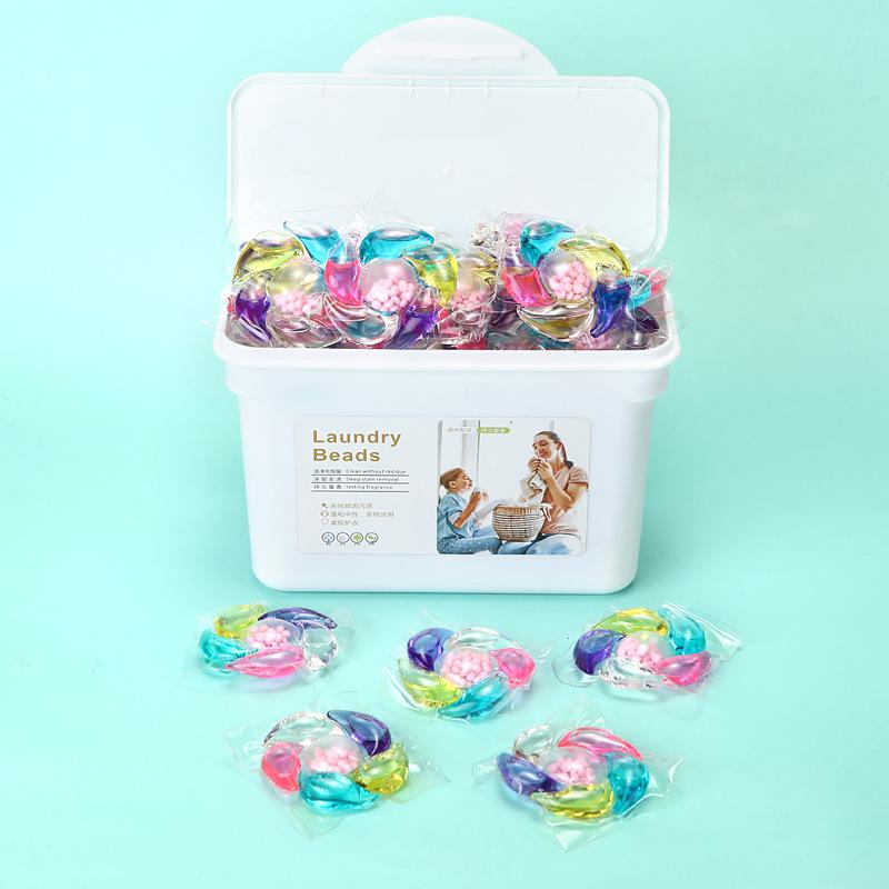 Трехкамерные капсулы для стирки «пять в одном»: Стойкий аромат, удаление пятен, смягчающие концентрированные капсулы для стирки