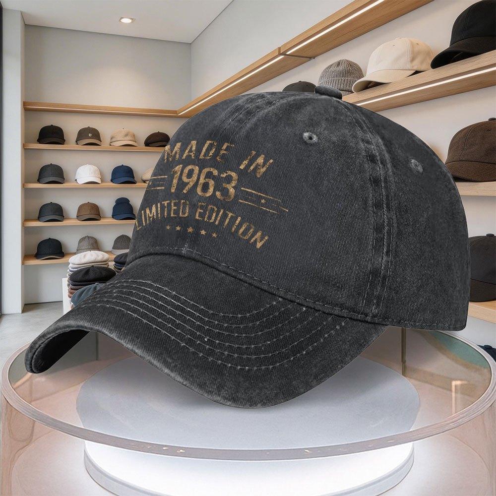 Vintage Limited Edition Adjustable Duckbill Baseball Cap WideBrim Suitable for Outdoor Sports Unisex Suitable for Unisex