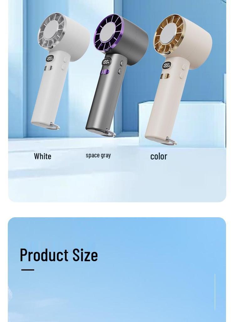 Portable Turbo Cooling Fan with Semiconductor Ice Pack