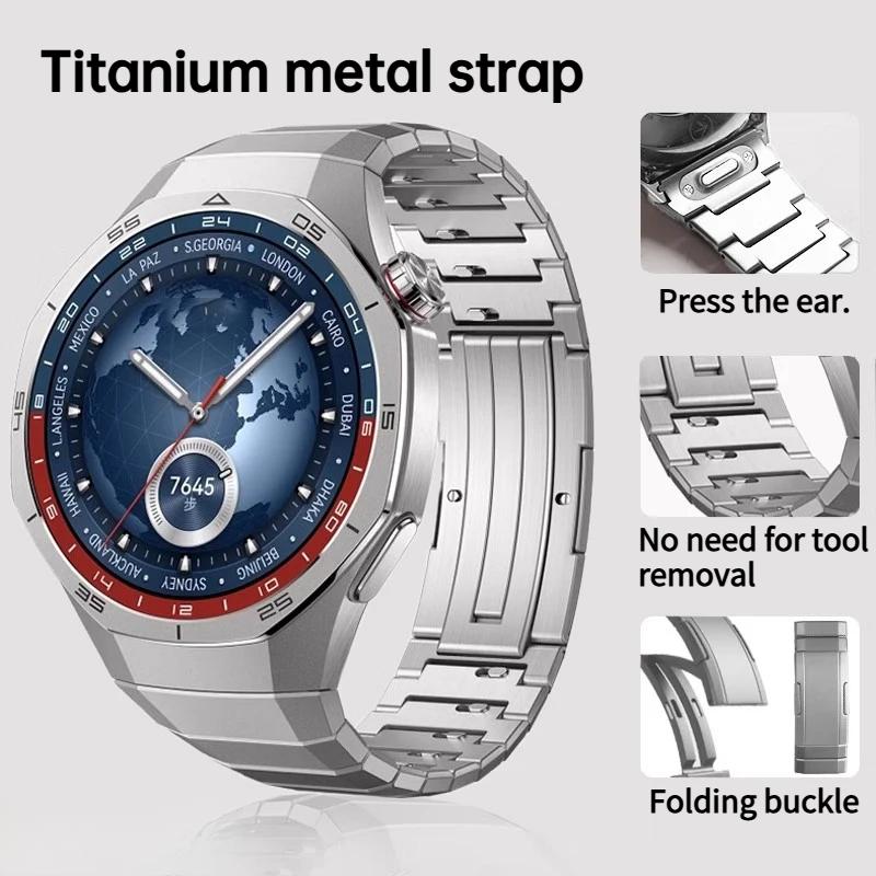 Original No Gaps Luxury Titanium Strap for Huawei Watch GT 6Pro Metal Bracelet for Huawei Watch GT5 Pro Specialized Watch Strap