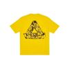 Palace Tri-Heads T-Shirt Yellow Unisex Tops P21TS154