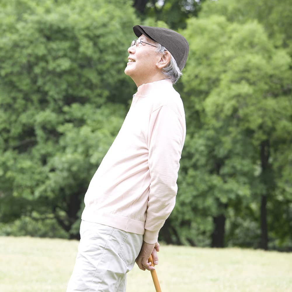 Охота Охота Мода Сделано из японского древесного угля бинчотан Козырек Кожа Сделано в Киото [creareki] Шляпа, Мужская шляпа, Кепка, Берет, Кепка, Аксессуар, Мужской,