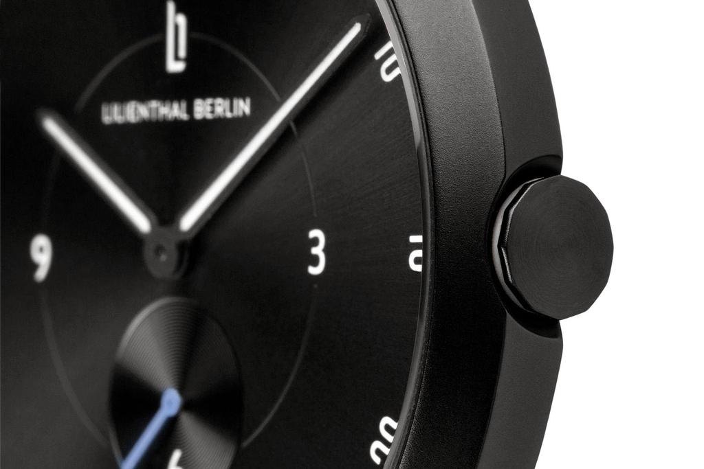 Small Second Made In Brown [Lilianthal Berlin] Wristwatch, Germany, L01-107-B002C, Men's,