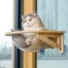 Cat Hammock Bed Clear Bubble Cat Window Perch with Suction Cups Indoor Pet Lounge for Cats Home Living Room Bedroom
